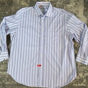 Brioni for Neiman Marcus Made in Italy 100% Cotton Long Sleeve Button Down Shirt